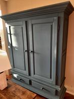 Prachtige Royal Blue kussenkast eikenhout, Huis en Inrichting, Ophalen, 150 tot 200 cm, Eikenhout, Zo goed als nieuw