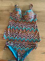 Triumph  tankini 40C bbh slip 40 print  aqua oranje, Overige kleuren, Ophalen of Verzenden, Bikini, Gedragen