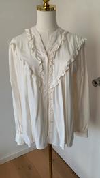 Crème kleurige blouse. Maat 36, Overige kleuren, Ophalen of Verzenden, Zo goed als nieuw, Lange mouw