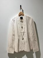 Desigual blazer colbert jasje wit embroidery maat 46, Kleding | Dames, Wit, Maat 46/48 (XL) of groter, Nieuw, Ophalen of Verzenden