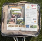 Nesling heavy duty schaduwdoek 3,6x3,6 zand vierkant, Tuin en Terras, Schaduwdoeken, Ophalen of Verzenden, Zo goed als nieuw