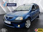 Dacia Logan MCV 1.6 Lauréate 7p. Airco Nap, Auto's, Stof, Gebruikt, Zwart, 4 cilinders