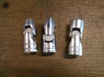 3x 3/8" Kardandopjes, AF (inch)-maten, Auto diversen, Autogereedschap, Ophalen of Verzenden, Gebruikt