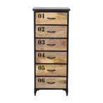 Industriële Mangohouten Ladekast Retro Industrieel Vintage, Huis en Inrichting, Kasten | Ladekasten, Info@dehanzeherten.nl, 5 laden of meer