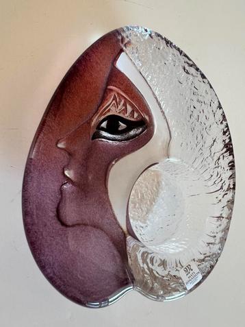 Vintage Maleras Glas ‘Votive’ Athena Purple Mats Jonasson  beschikbaar voor biedingen