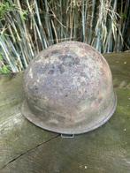 Helm US WW2, Verzamelen, Militaria | Tweede Wereldoorlog, Ophalen of Verzenden, Landmacht, Amerika, Helm of Baret