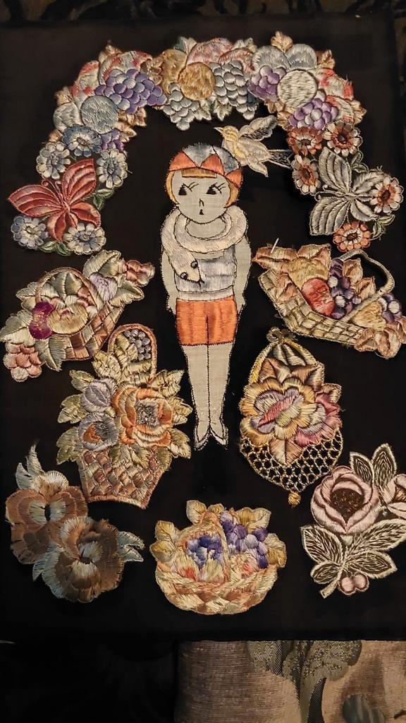 Turmac Zijdjes Set - Jaren '20/'30 (13 stuks), Antiek en Kunst, Antiek | Kleden en Textiel, Ophalen of Verzenden