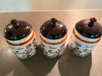 Zenith Vintage Koffie, Thee, Suiker Potten Set, Gebruikt, Ophalen of Verzenden, Nvt, Nvt