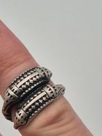 Scandinavian zilveren ring Viking 925 maat 15.5, Sieraden, Tassen en Uiterlijk, Verzenden, Dame of Heer, Zilver, Zilver
