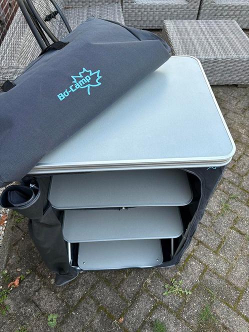 Bo Camp campingkast – inklapbaar met draagtas, Caravans en Kamperen, Camper-accessoires, Zo goed als nieuw, Ophalen