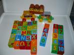 duplo   alfabet en cijfers  voor 15,00    40 blokjes, Ophalen, Zo goed als nieuw, Complete set, Duplo