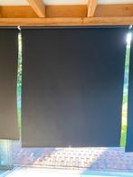 2 zwarte rolgordijnen 140cm breed en 190cm lang, 100 tot 150 cm, Zwart, Ophalen of Verzenden, Zo goed als nieuw
