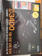 Nikon D3400, Audio, Tv en Foto, Fotocamera's Digitaal, Spiegelreflex, Ophalen of Verzenden, Zo goed als nieuw, Nikon