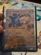 Lucario EX Misprint/Miscut Stellar Crown, Ophalen of Verzenden, Zo goed als nieuw, Losse kaart, Foil