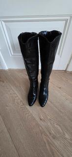 Te koop hoge lederen dames laarzen maat 39, Kleding | Dames, Schoenen, Hoge laarzen, Zwart, Ophalen of Verzenden, Onbekend