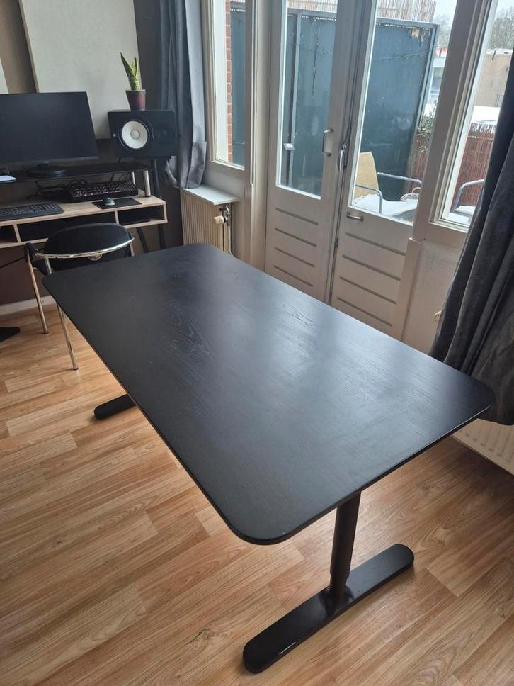 Ikea Bekant bureau 160x80cm - in hoogte verstelbaar, Huis en Inrichting, Bureaus, Gebruikt, Bureau, In hoogte verstelbaar, Ophalen