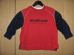 Origineel rood blauw katoenen shirtje McGREGOR 68 zgan, Kinderen en Baby's, Babykleding | Maat 68, McGregor, Ophalen of Verzenden