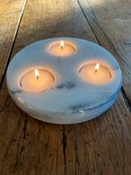Theelichthouder / waxinelichthouder marmer, Ophalen, Zo goed als nieuw, Overige materialen, Minder dan 25 cm