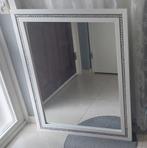 Witte spiegel, Huis en Inrichting, Woonaccessoires | Spiegels, Ophalen of Verzenden, Zo goed als nieuw, Rechthoekig