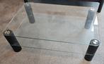 Salontafel glas, Huis en Inrichting, Tafels | Salontafels, Ophalen, 100 tot 150 cm, 50 tot 100 cm, Minder dan 50 cm