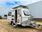 Hymer Eriba Touring 320, Caravans en Kamperen, Caravans, Standaardzit, Tot en met 2, Dwarsbed, 4 tot 5 meter