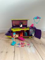 Polly Pocket Adventure Jet - W1771 - speelgoed set compleet, Ophalen of Verzenden, Zo goed als nieuw, Jongen of Meisje