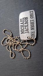 Michael Jackson Concert Memorabilia One Night Only ketting, Ophalen of Verzenden, Zo goed als nieuw