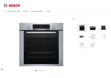 Nieuwe zeer luxe Bosch inbouw oven voor actieprijs beschikbaar voor biedingen