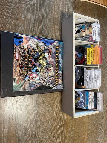 Marvel Legendary base game met custom dividers deck building