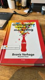 Bronis Verhage - Grondslagen van de marketing, Ophalen of Verzenden, Zo goed als nieuw, Economie en Marketing, Bronis Verhage; Marjolein Visser