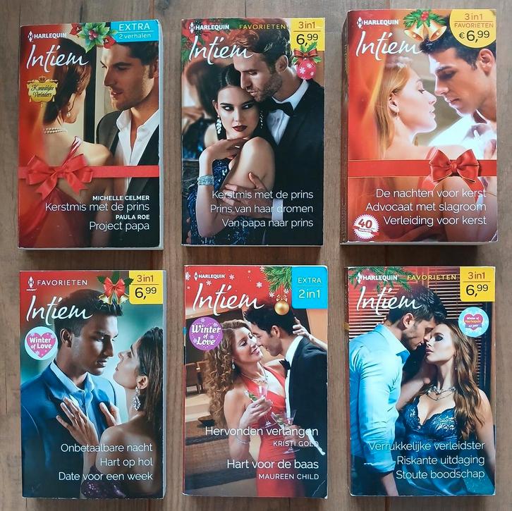HARLEQUIN INTIEM KERSTCOLLECTIE, Boeken, Romans, Zo goed als nieuw, Nederland, Ophalen of Verzenden