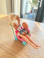 Barbie’s moeder en twee kinderen in kinderwagen, Ophalen, Zo goed als nieuw, Barbie