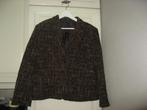 SALE leuk bruin/beige jasje van Verse, mt 46, Kleding | Dames, Bruin, Verzenden, Zo goed als nieuw, Jasje of Colbert