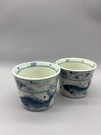 Set Soba Choko Cups koi 2 stuks, Ophalen of Verzenden, Zo goed als nieuw, Overige stijlen, Kop(pen) en/of Schotel(s)