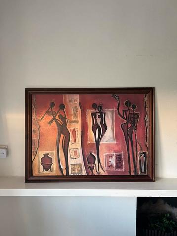  Afrikaans Schilderij – Warm & Sfeervol beschikbaar voor biedingen
