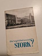 Stork Hengelo Informatieboekje ca. 1950, Ophalen of Verzenden, Stork, 20e eeuw of later, Gelezen