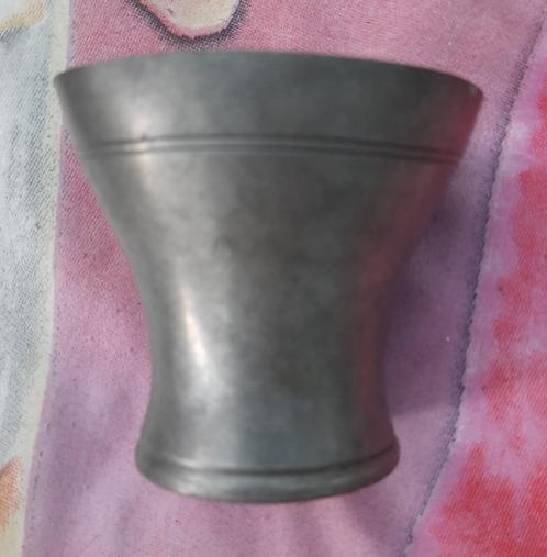 Antieke tinnen beker, Antiek en Kunst, Antiek | Tin, Ophalen of Verzenden