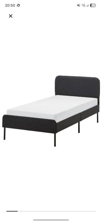 Ikea Slattum bed 90x200 zonder lattenbodem en matras - afbeelding 1