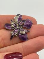 A792 Prachtige zilveren broche David Andersen Norway, Ophalen of Verzenden, Zilver, Broche