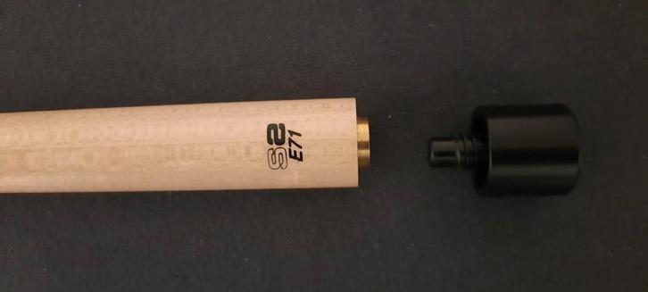 Longoni Vp2 Shaft S2 E71 ~12mm kamui S  Gennep  very nice!, Sport en Fitness, Biljarten en Poolen, Zo goed als nieuw, Ophalen