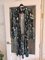Kimono met tropische print - Maat M, Maat 38/40 (M), H&M, Zwart, Ophalen of Verzenden