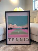 Tennis court Poster 50x70 cm let op alleen de poster, Verzenden, Nieuw, Rechthoekig Staand