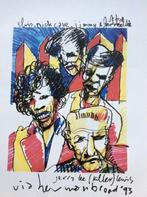 Herman brood litho Elvis doe een goed bod zeefdruk, Ophalen of Verzenden