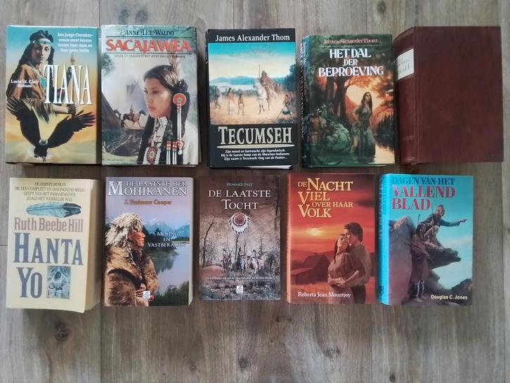 10 indianen boeken incl Naduah van Lucia st Clair Robson, Boeken, Historische romans, Gelezen, Ophalen of Verzenden