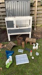 Konijnen hok + praktisch alle toebehoren, Ophalen, Gebruikt, 110 cm of meer