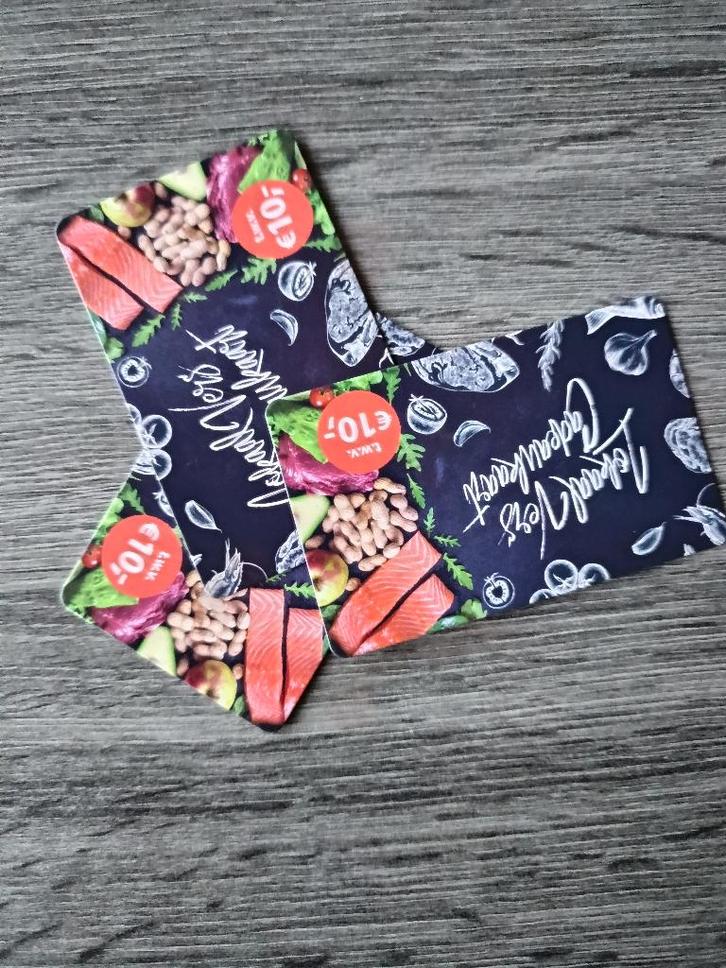 3 lokaalvers cadeaukaarten 10 euro per stuk, Tickets en Kaartjes, Kortingen en Cadeaubonnen, Eén persoon, Cadeaubon