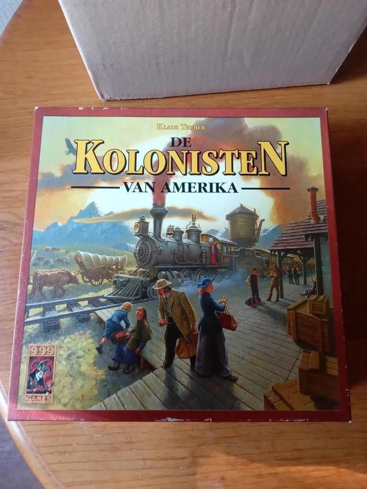 De Kolonisten Van Amerika Bordspel, Hobby en Vrije tijd, Gezelschapsspellen | Bordspellen, Nieuw, Drie of vier spelers, Ophalen of Verzenden