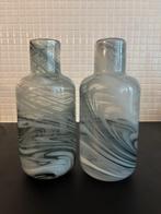 1x Swirl grijze vaas, Ikea PS2017 - Iina Vuorvorta, Overige kleuren, Ophalen of Verzenden, Minder dan 50 cm, Glas