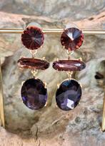 Fashion oorbellen, Overige materialen, Paars, Nieuw, Ophalen of Verzenden