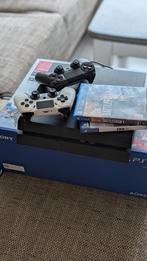 PlayStation 4 met 2 controllers & games, Spelcomputers en Games, Spelcomputers | Sony PlayStation 4, Ophalen, Met 2 controllers